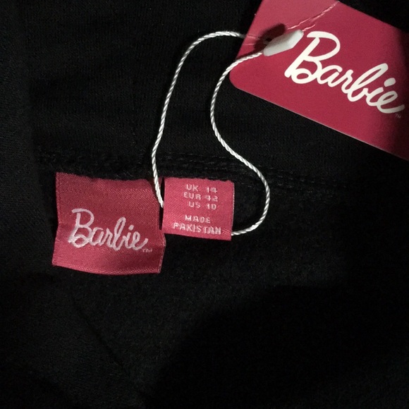 Barbie Rhinestone Black Hoodie - Picture 3 of 5